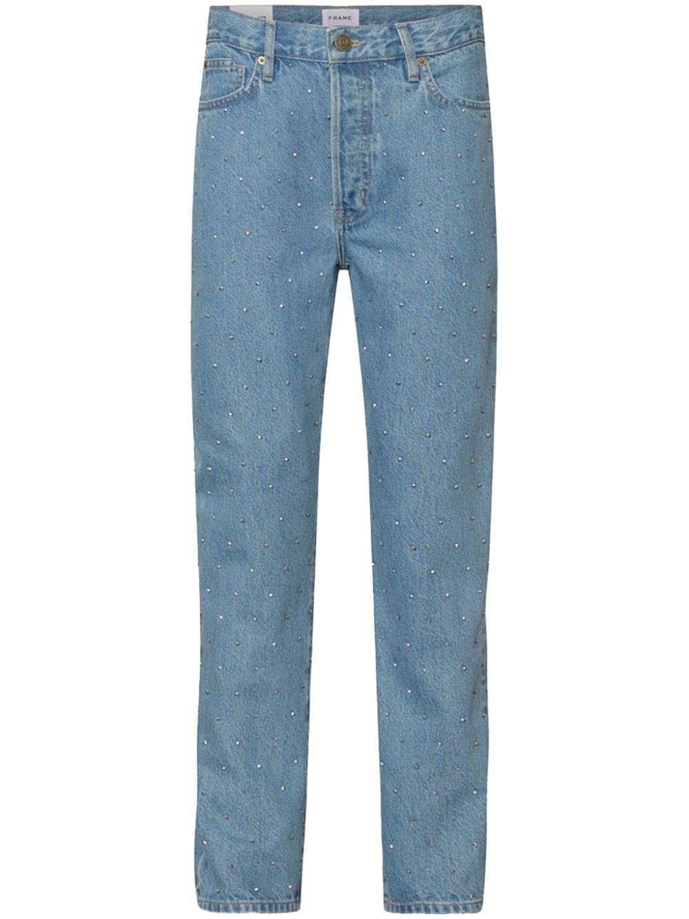 FRAME Le Mec Jeans mit Nieten - Blau von FRAME