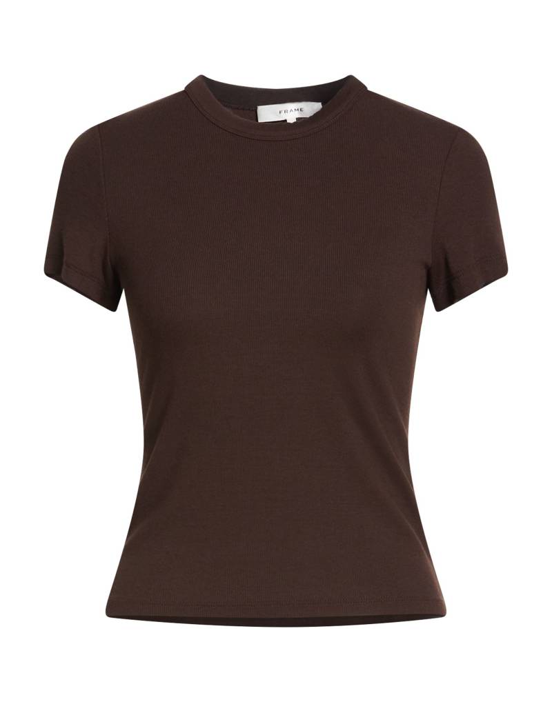 FRAME T-shirts Damen Dunkelbraun von FRAME
