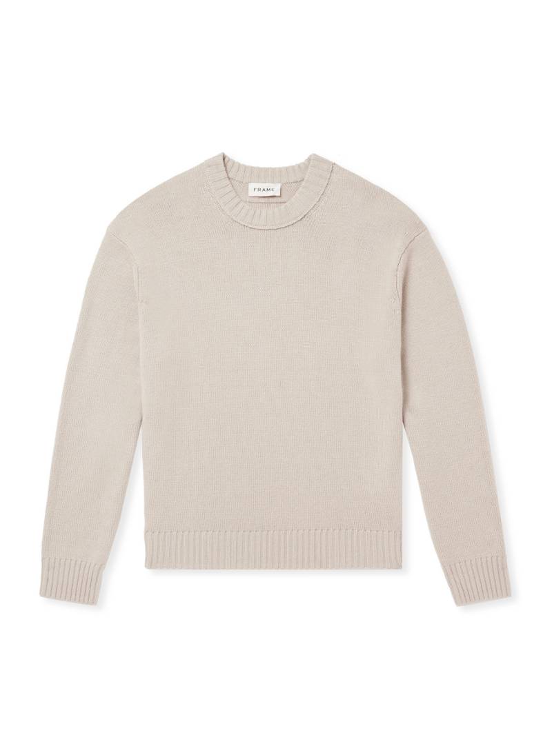 FRAME - Wool and Cashmere-Blend Sweater - Men - Neutrals - L von FRAME
