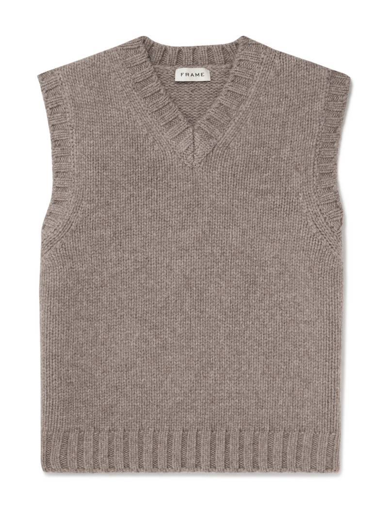 FRAME - Yak and Merino Wool-Blend Sweater Vest - Men - Neutrals - XL von FRAME