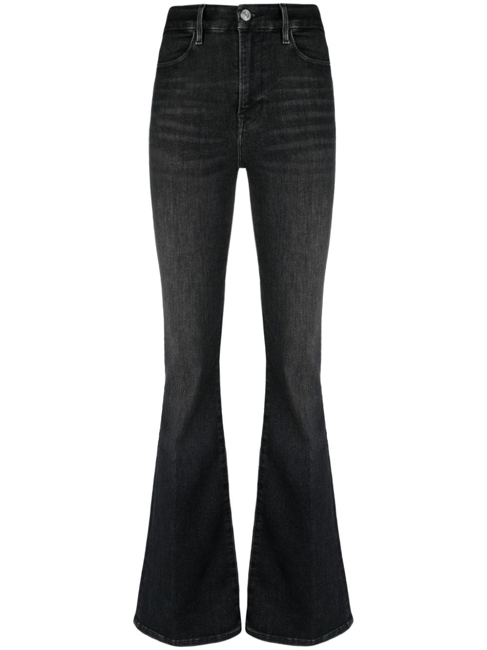 FRAME Bootcut-Jeans mit hohem Bund - Grau von FRAME