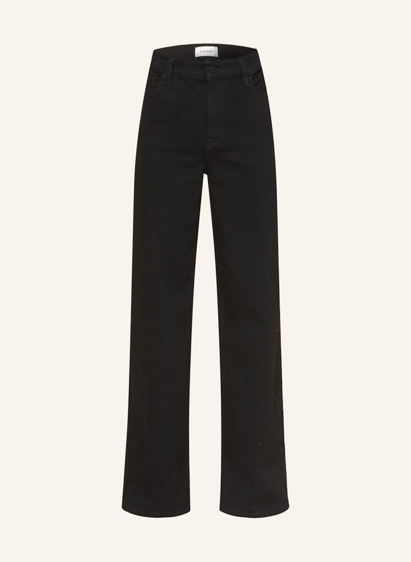 Frame Bootcut Jeans Le Slim Palazzo Long schwarz von FRAME