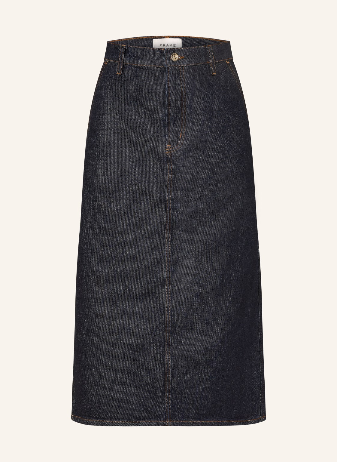 Frame Jeansrock The Trouser Skirt blau von FRAME