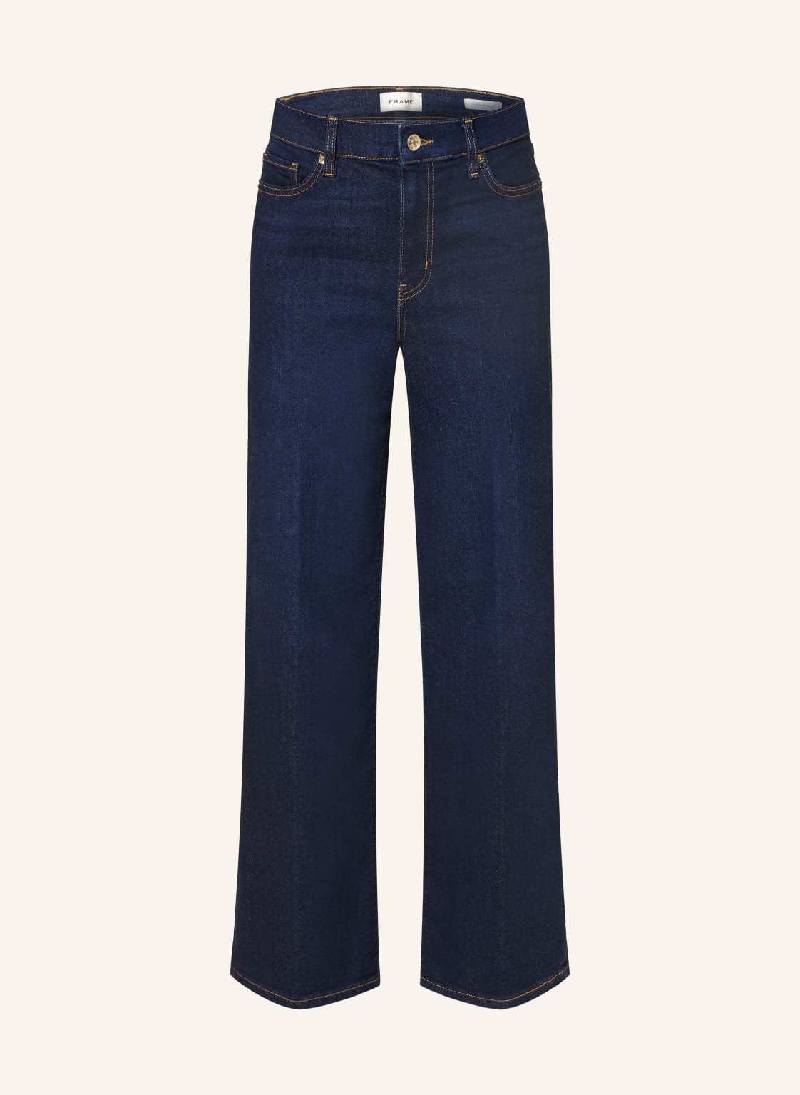 Frame Straight Jeans Le Slim Palazzo blau von FRAME