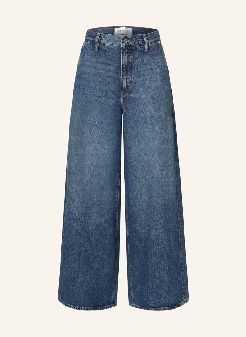 Frame Wide Leg Jeans The Drape blau von FRAME