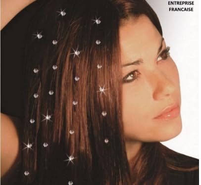 Swarovski-Strasssteine für das Haar, Violett Haarschmuck für besondere Anlässe, mit 16 Swarovski-Strasssteinen Durchmesser 4 mm. Frei positionierbar. Befestigung ohne Hitze, Mehr als 20 Jahre professioneller Lieferant für Schönheitsprodukte. In Geschenkverpackung. Swarovski-Strasssteine für das Haar, Violett Haarschmuck für besondere Anlässe, mit 16 Swarovski-Strasssteinen Durchmesser 4 mm. Frei positionierbar. Befestigung ohne Hitze, Mehr als 20 Jahre professioneller Lieferant für Schönheitsprodukte. In Geschenkverpackung. von FRANCE HAIR BEAUTE