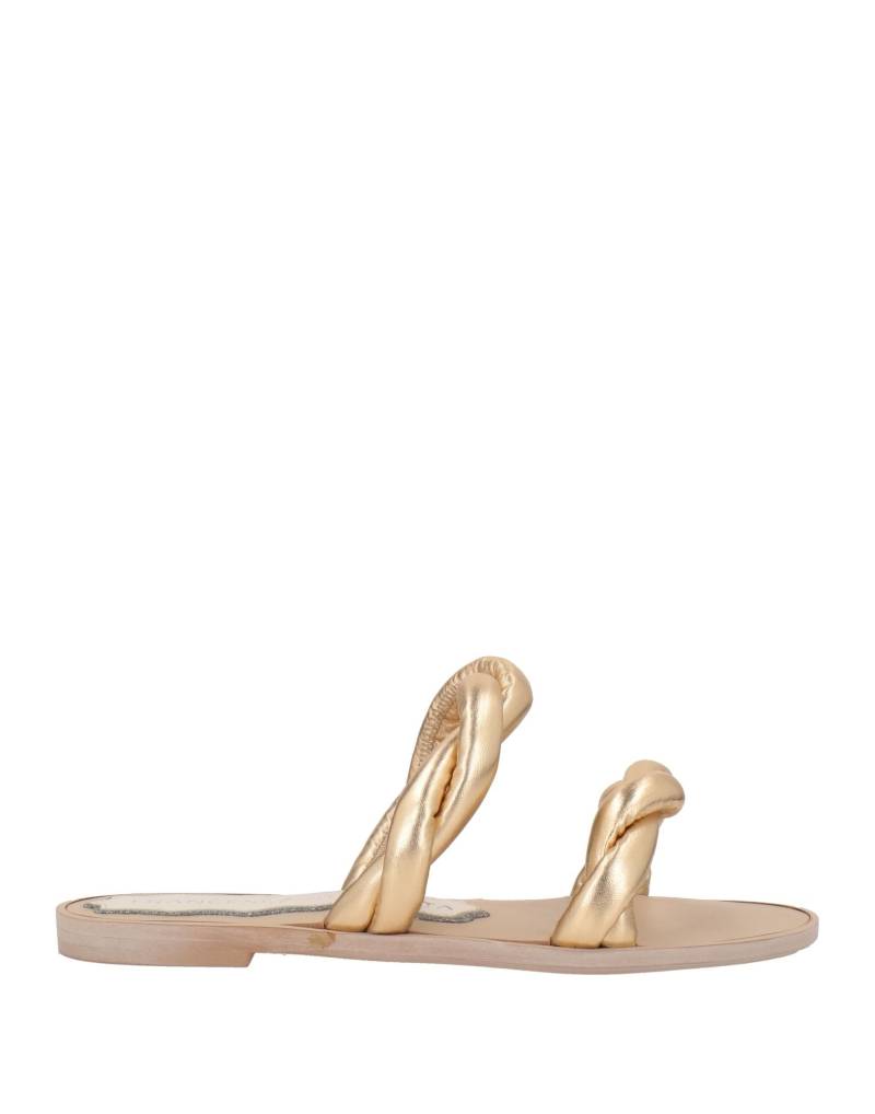 FRANCESCA BELLAVITA Sandale Damen Gold von FRANCESCA BELLAVITA