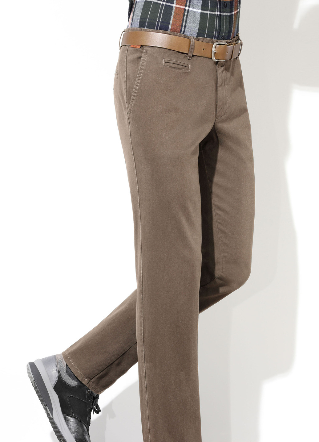 "Francesco Botti"-Hose in 4 Farben, Camel, Größe 27 von FRANCESCO BOTTI