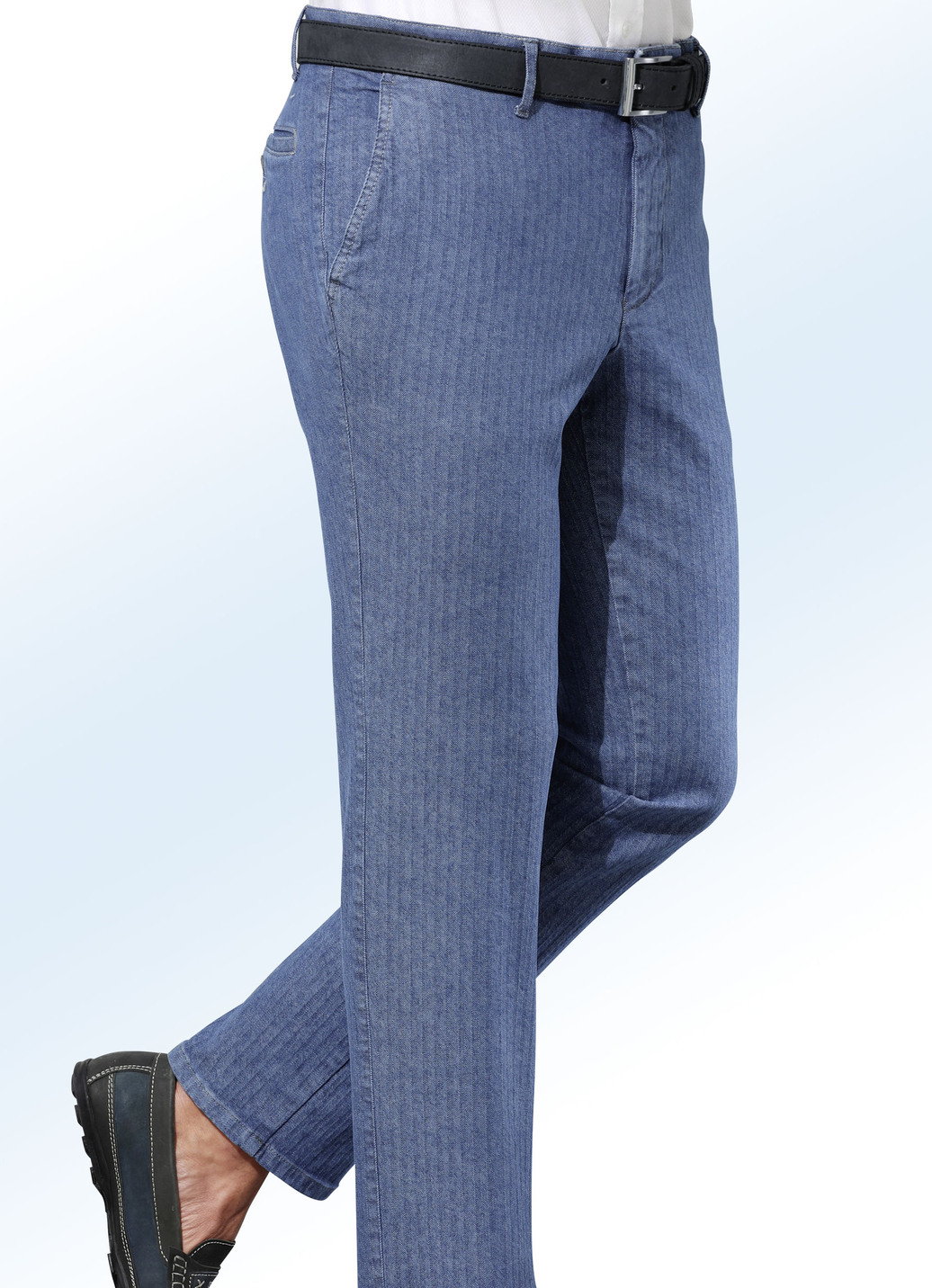 "Francesco Botti"-Jeans in 3 Farben, Hellblau, Größe 58 von FRANCESCO BOTTI