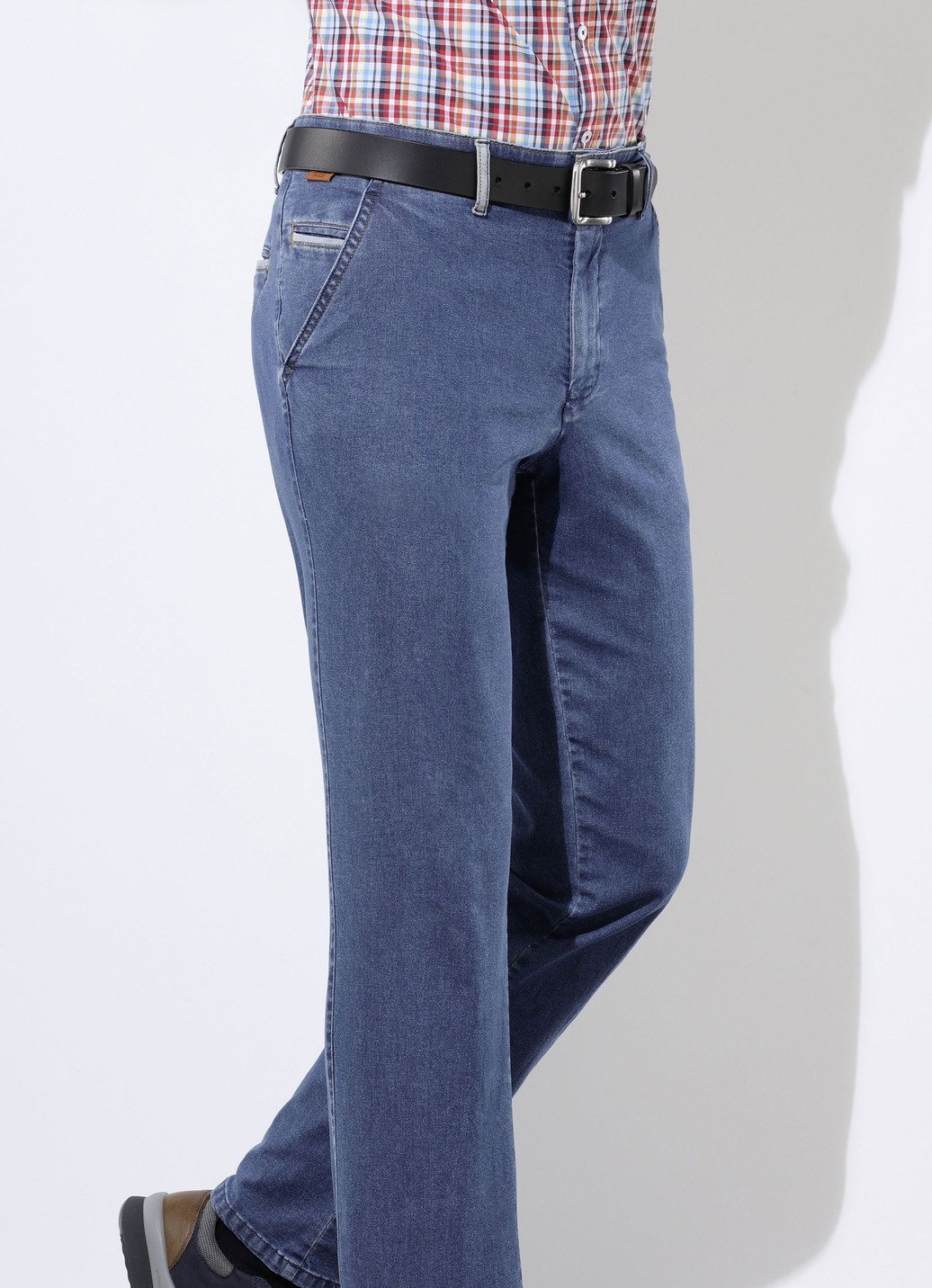 "Francesco Botti"-Jeans in 3 Farben, Jeansblau, Größe 60 von FRANCESCO BOTTI