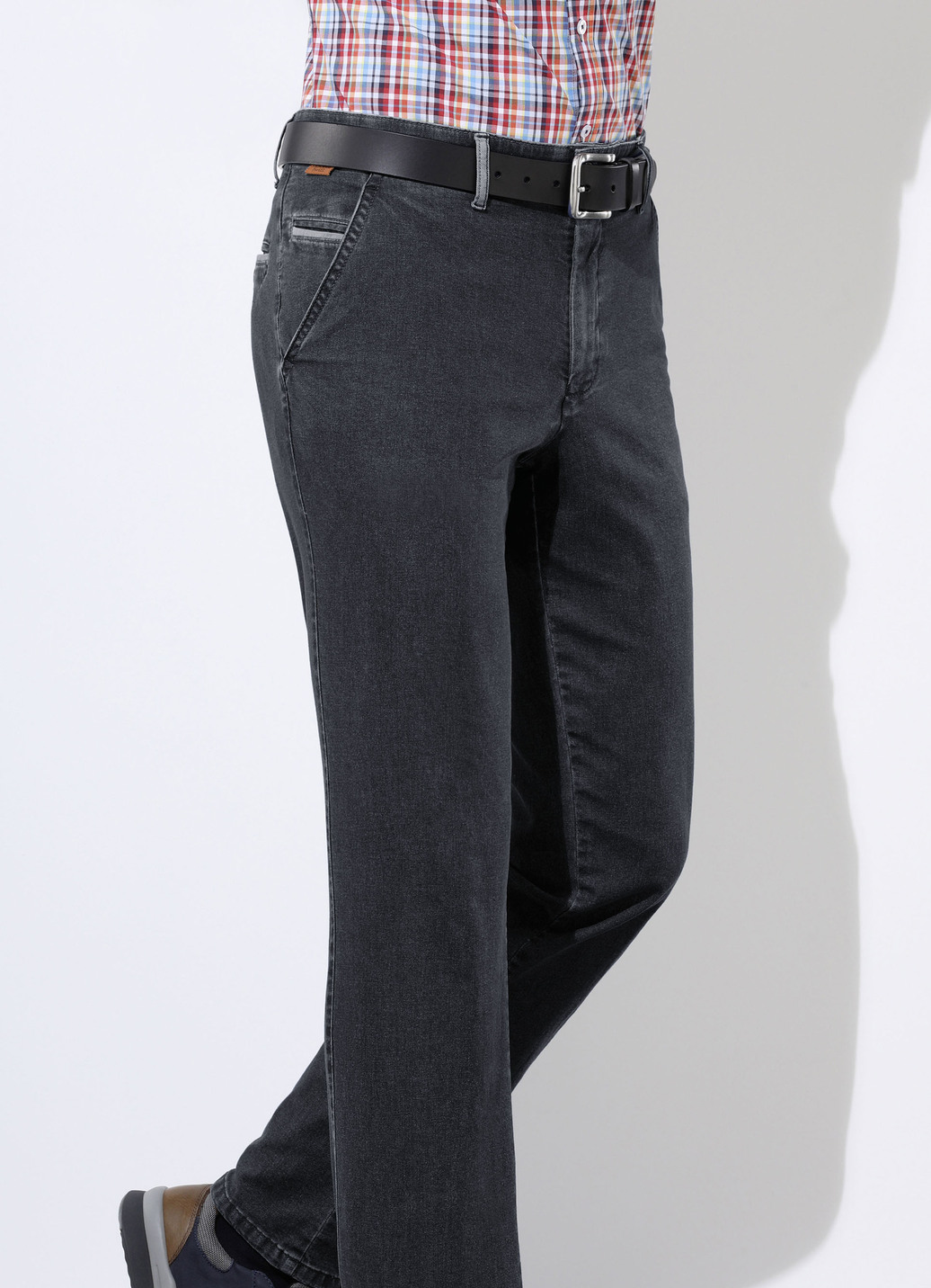 "Francesco Botti"-Jeans in 3 Farben, Schwarz, Größe 25 von FRANCESCO BOTTI