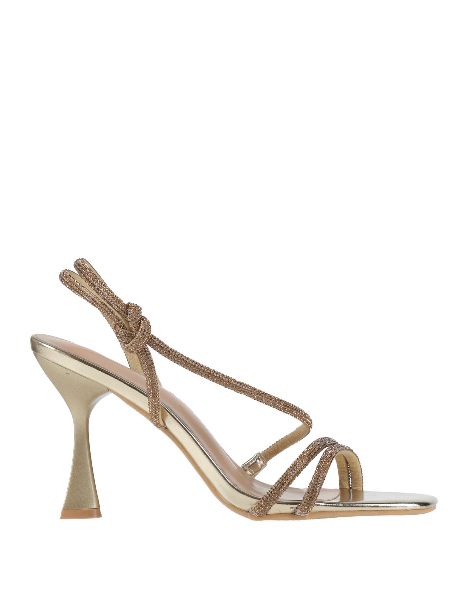 FRANCESCO MILANO Sandale Damen Platin von FRANCESCO MILANO