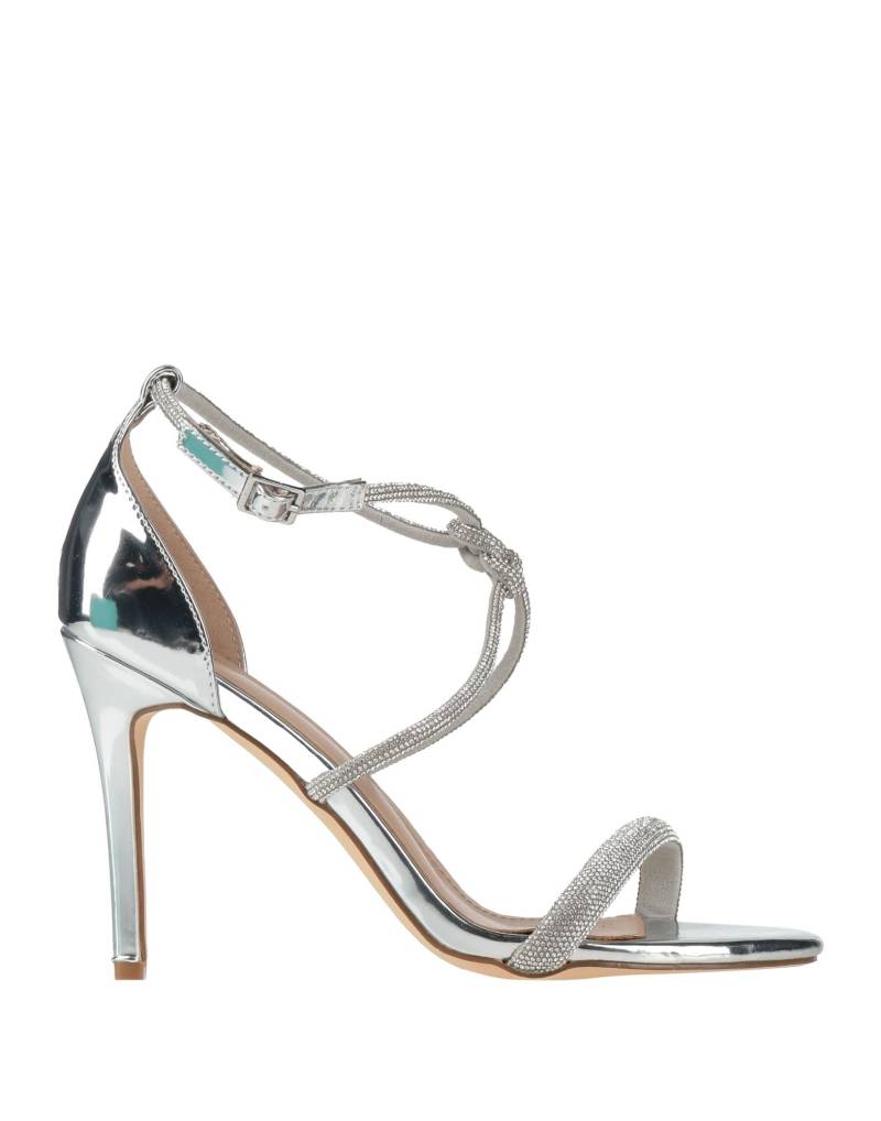 FRANCESCO MILANO Sandale Damen Silber von FRANCESCO MILANO