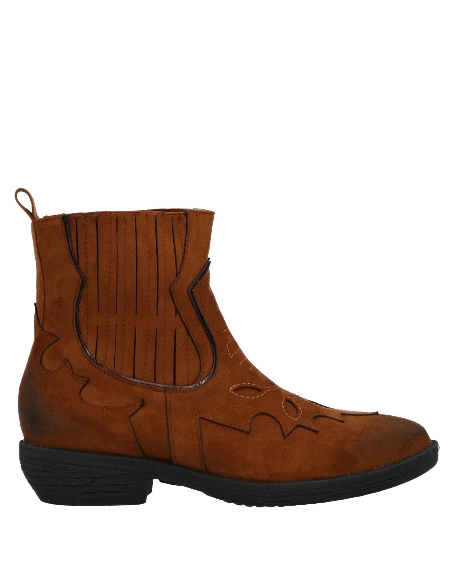 FRANCESCO MILANO Stiefelette Damen Braun von FRANCESCO MILANO