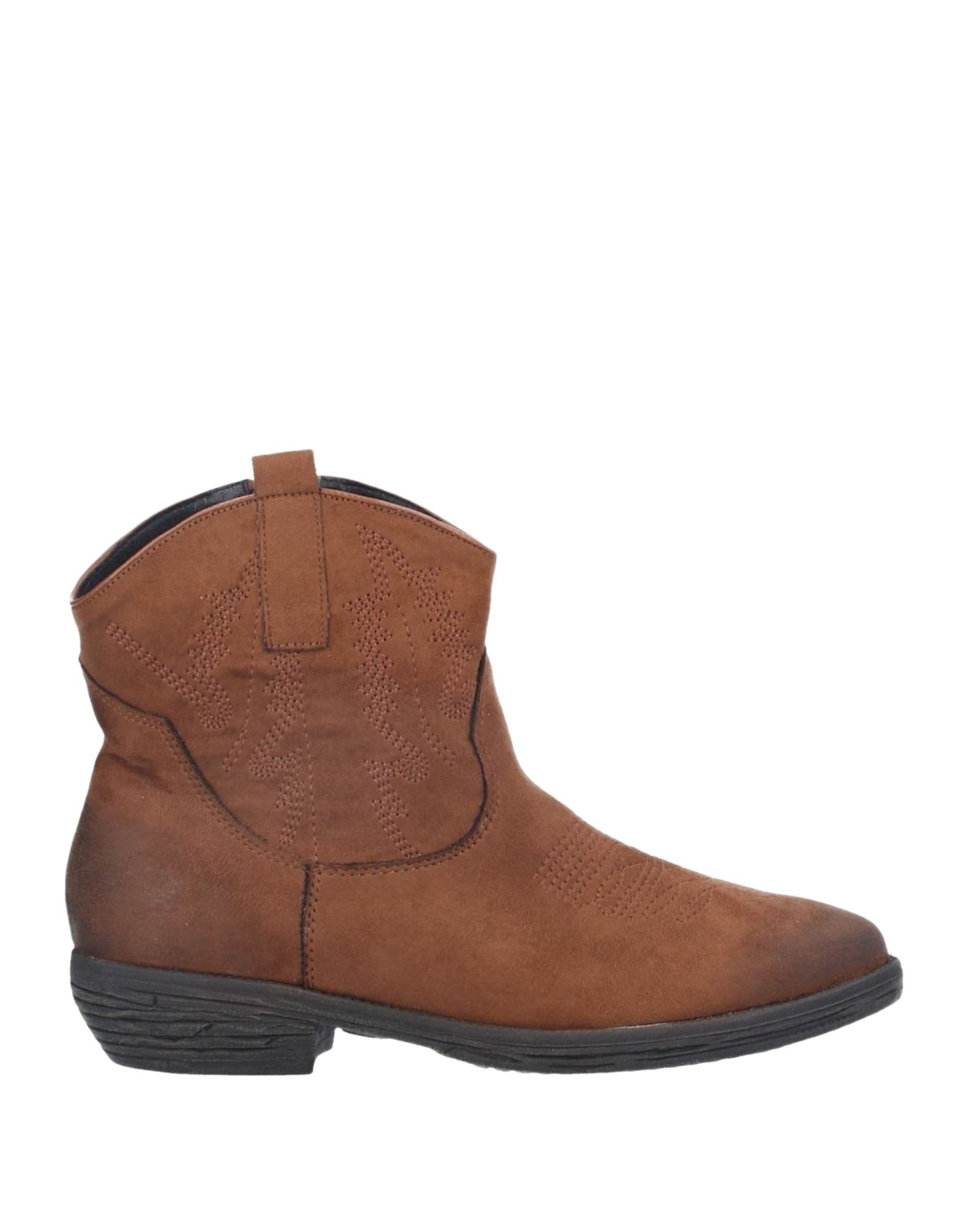 FRANCESCO MILANO Stiefelette Damen Braun von FRANCESCO MILANO