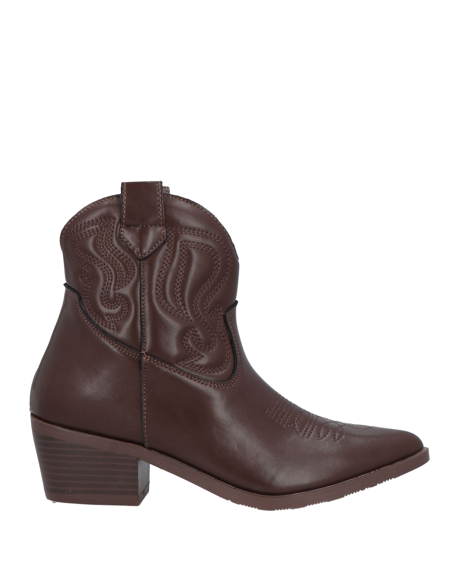 FRANCESCO MILANO Stiefelette Damen Dunkelbraun von FRANCESCO MILANO