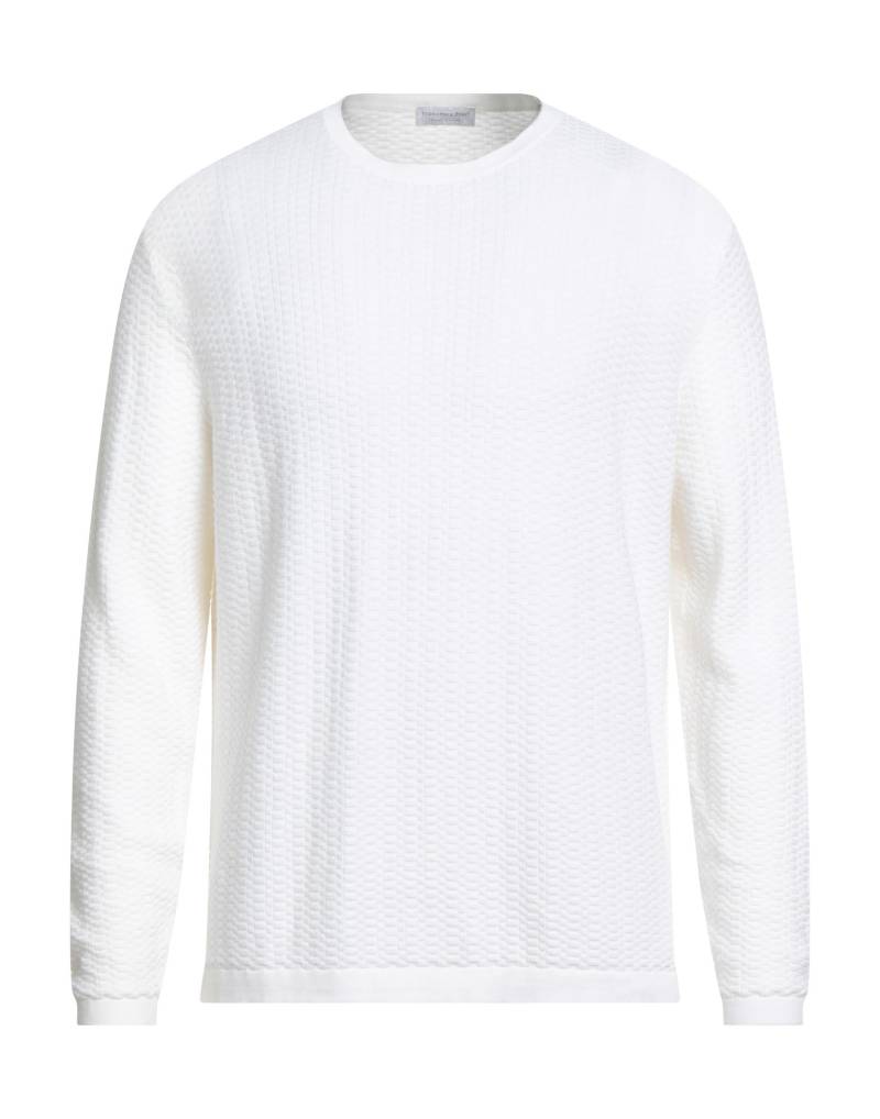 FRANCESCO PIERI Pullover Herren Off white von FRANCESCO PIERI