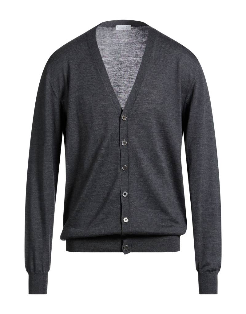 FRANCESCO PIERI Strickjacke Herren Braungrau von FRANCESCO PIERI