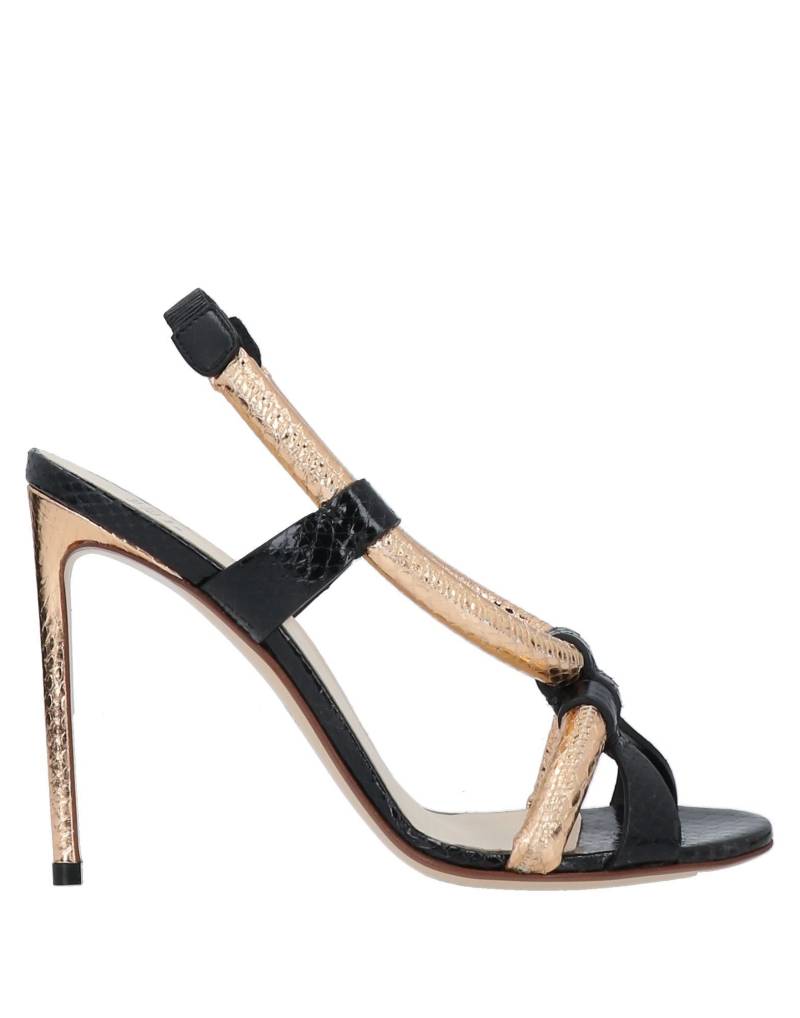 FRANCESCO RUSSO Sandale Damen Gold von FRANCESCO RUSSO