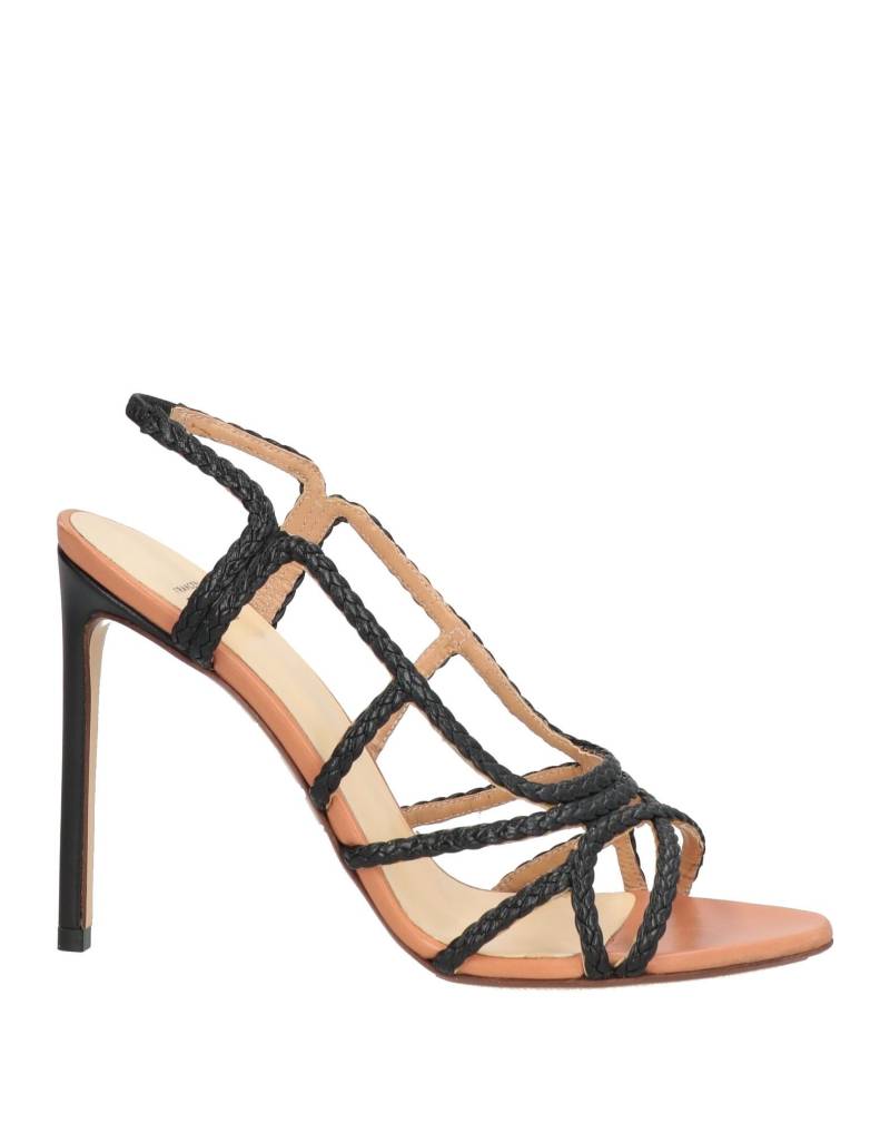 FRANCESCO RUSSO Sandale Damen Schwarz von FRANCESCO RUSSO