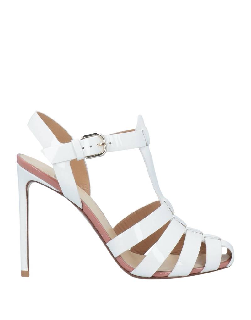 FRANCESCO RUSSO Sandale Damen Weiß von FRANCESCO RUSSO