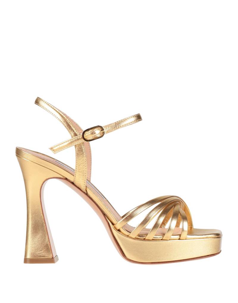 FRANCESCO SACCO Sandale Damen Gold von FRANCESCO SACCO