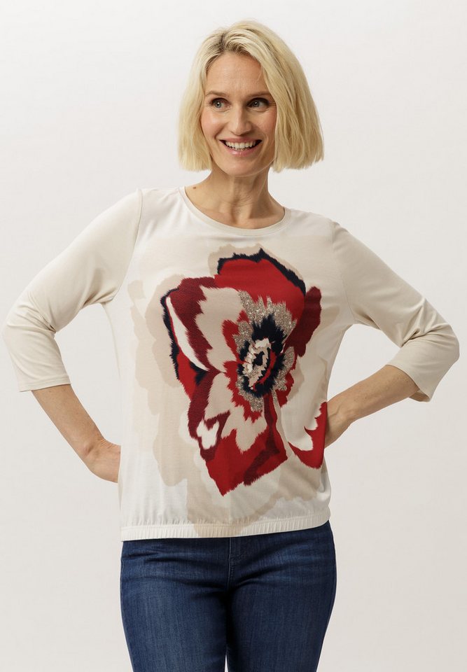 FRANK WALDER 3/4-Arm-Shirt mit farbenfrohem Print von FRANK WALDER
