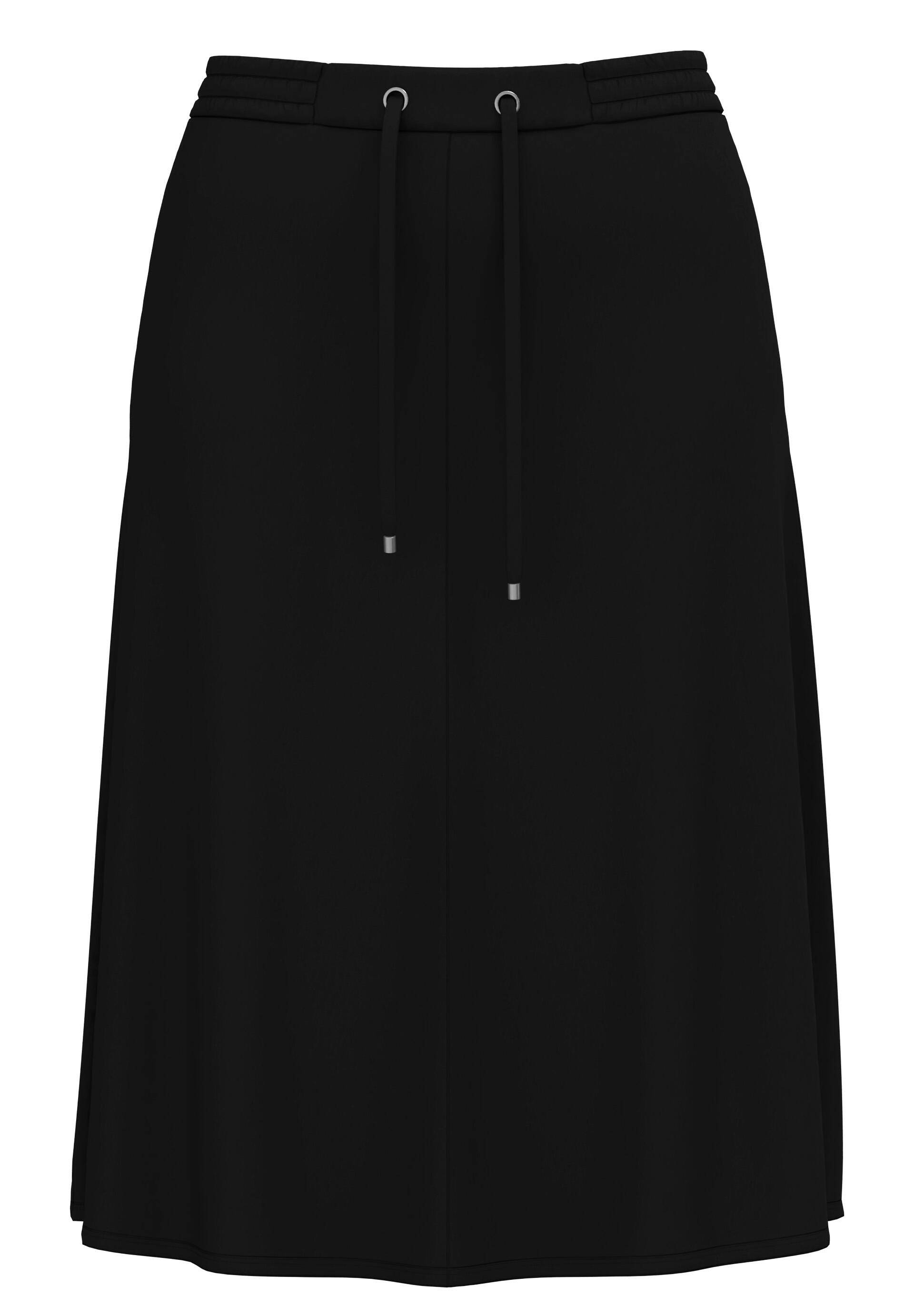 FRANK WALDER - A-Linien Rock ELEMENTS mit gerafftem Bund schwarz - Gr. - 42 von FRANK WALDER