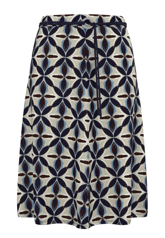 FRANK WALDER A-Linien-Rock in grafischem Muster von FRANK WALDER