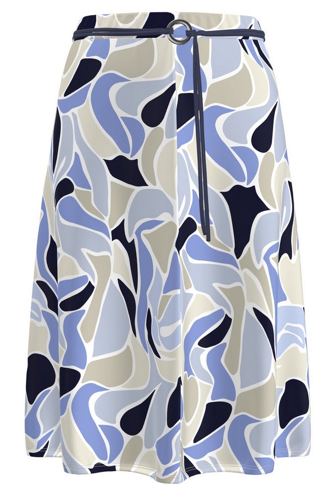 FRANK WALDER A-Linien-Rock mit Bindegürtel von FRANK WALDER