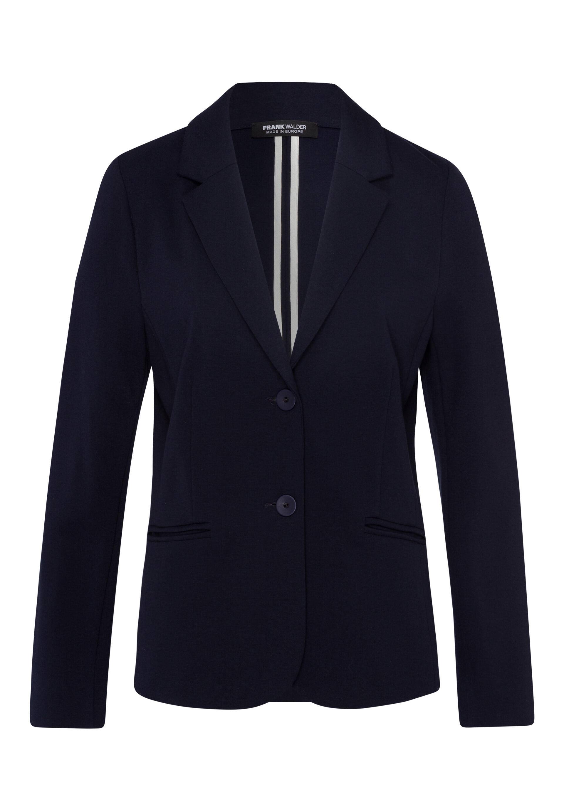 FRANK WALDER - Blazer NOS aus softem Jeresy ink - Gr. - 40 von FRANK WALDER