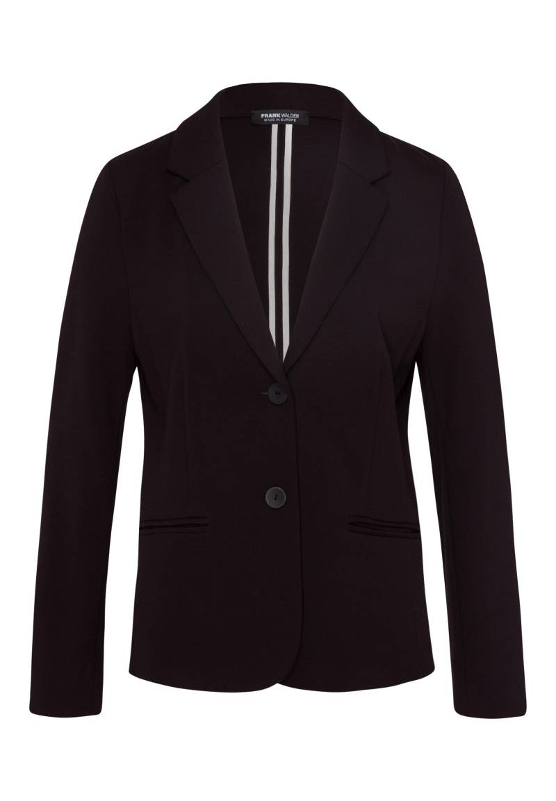 FRANK WALDER - Blazer NOS aus softem Jeresy schwarz - Gr. - 48 von FRANK WALDER