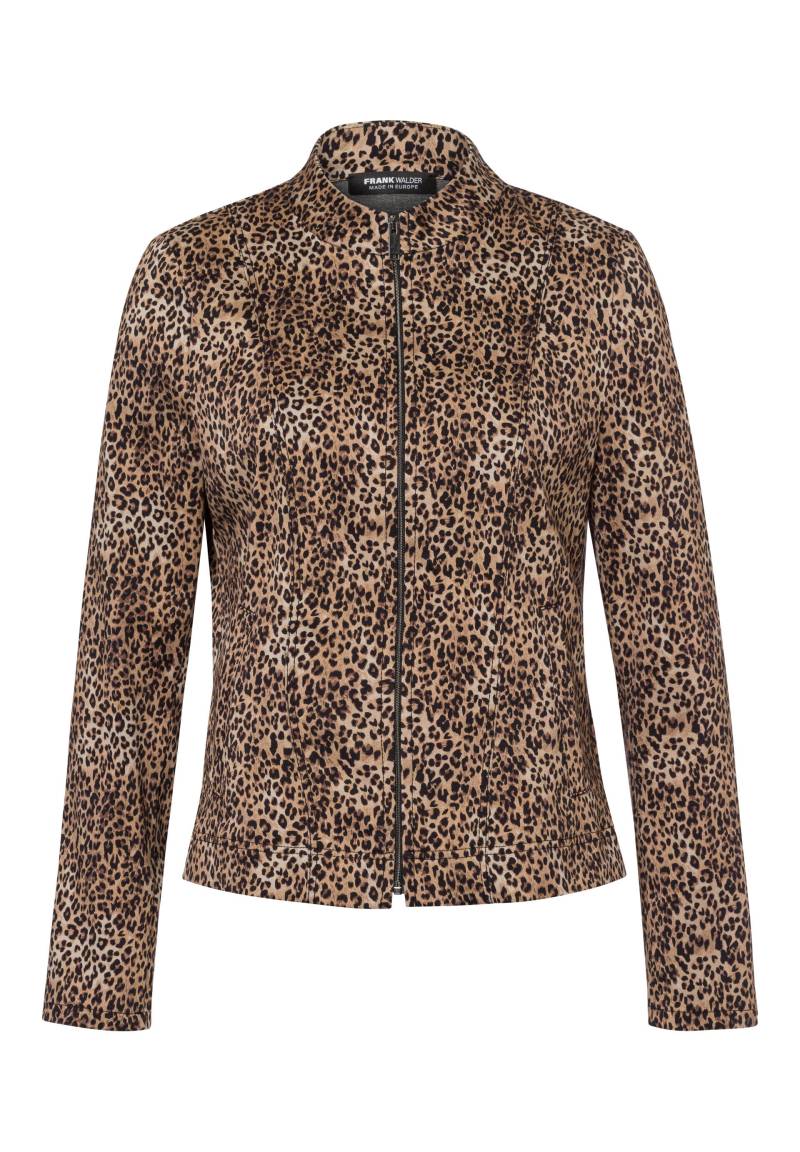 FRANK WALDER - Blazer VELVET BLOOM in angesagtem Animalprint marone/schwarz - Gr. - 42 von FRANK WALDER