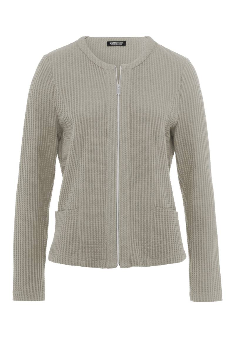 FRANK WALDER - Blazerjacke NOS aus Jersey mit Zipp salbei - Gr. - 40 von FRANK WALDER