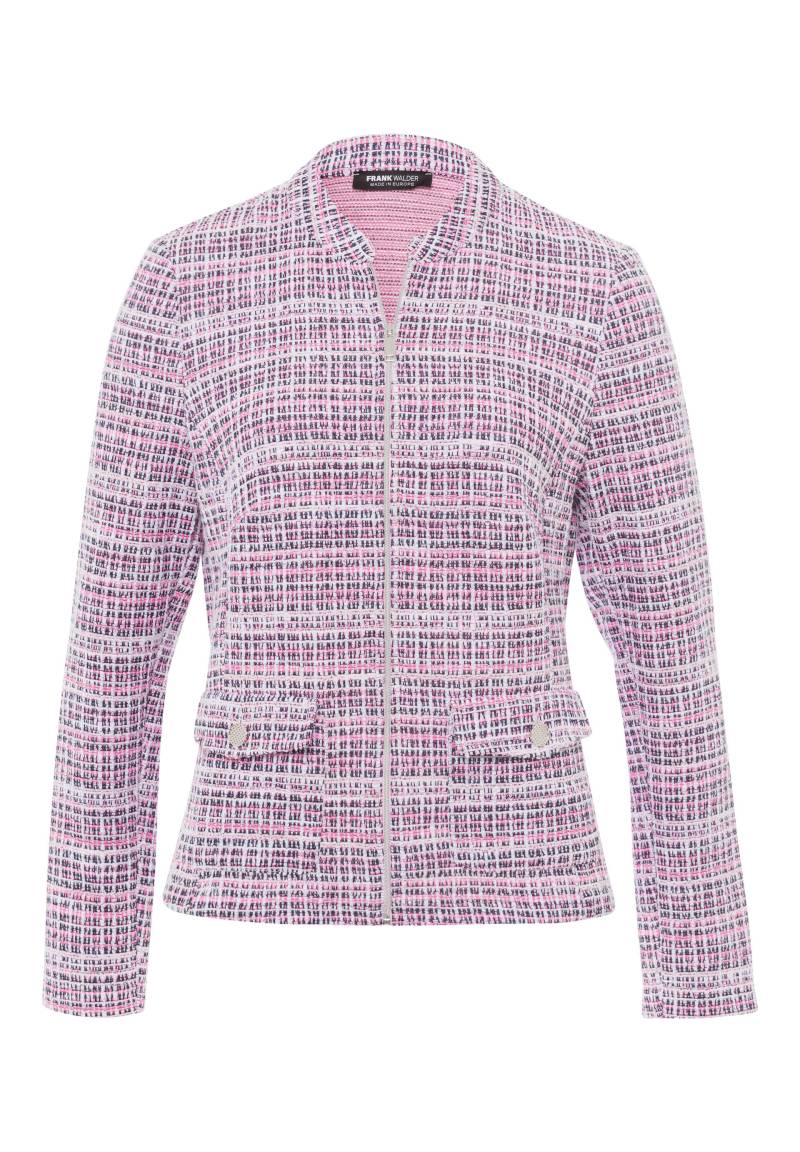 FRANK WALDER - Blazerjacke NOS aus multicolor Strick ecru/hawaiian orchid - Gr. - 40 von FRANK WALDER