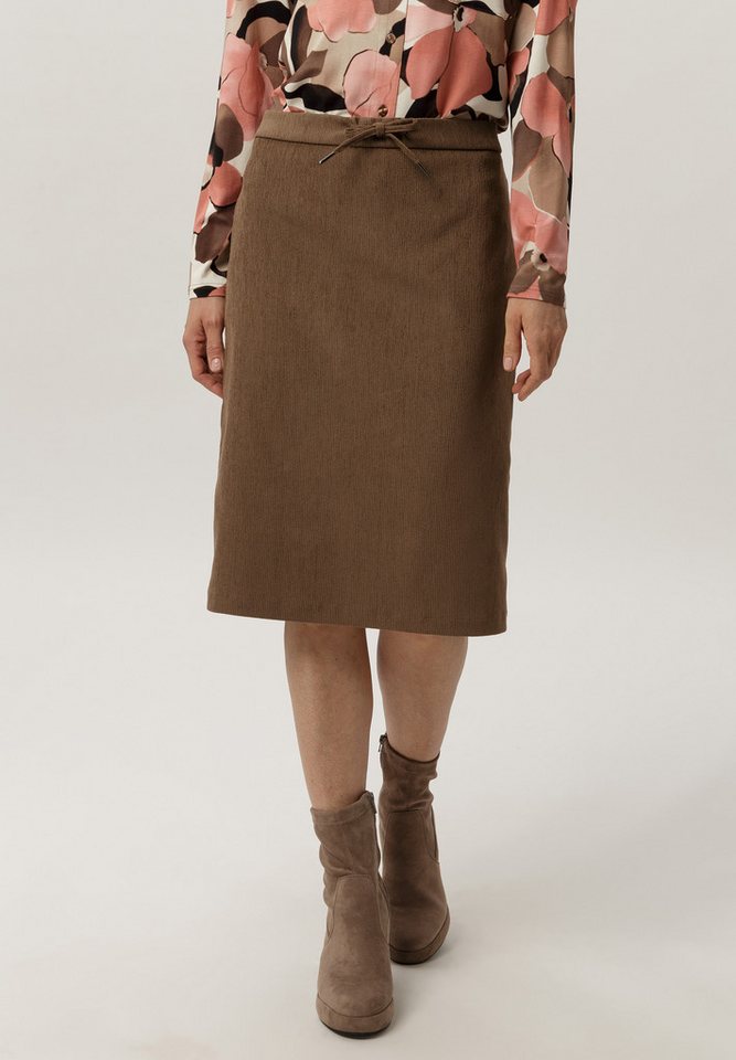FRANK WALDER Bleistiftrock in feinem Stretch-Cord von FRANK WALDER