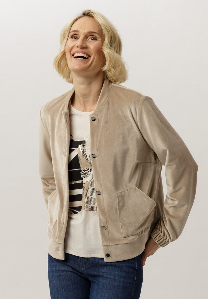 FRANK WALDER Blouson aus softem Stretch-Samt von FRANK WALDER