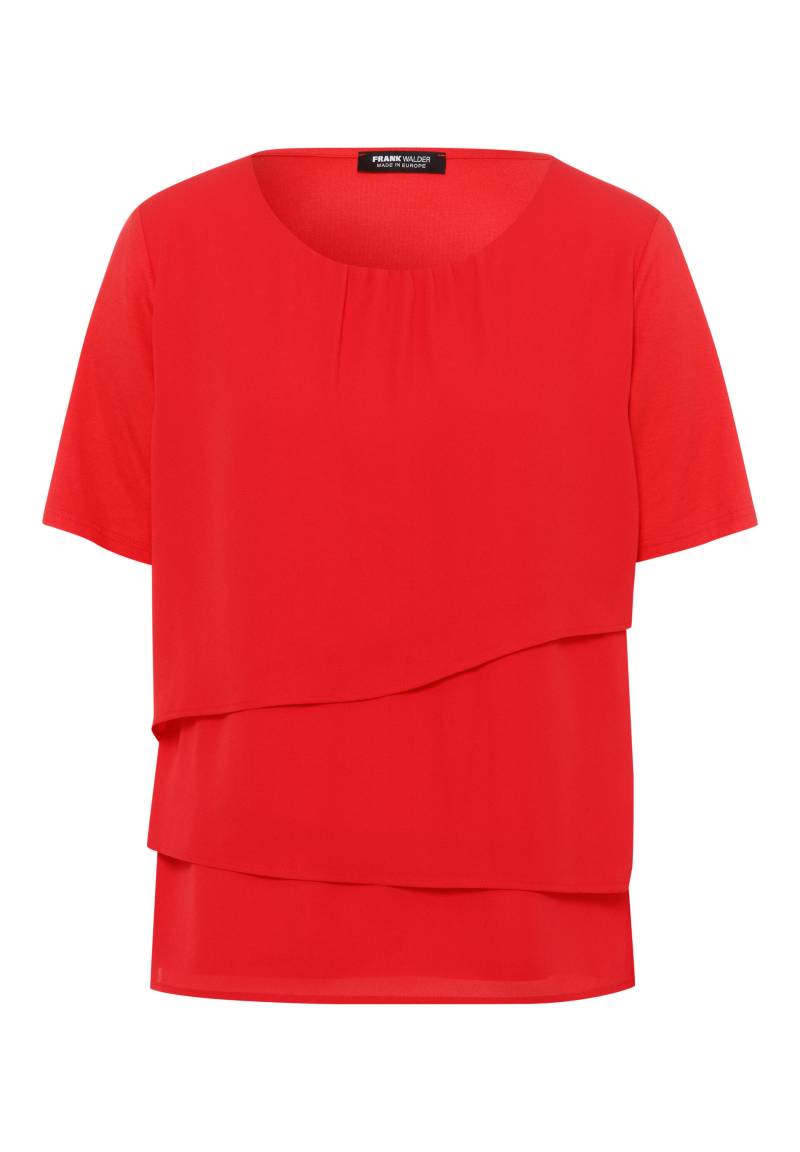 FRANK WALDER - Blusenshirt ELEMENTS in figurumspielender Passform cherry - Gr. - 44 von FRANK WALDER