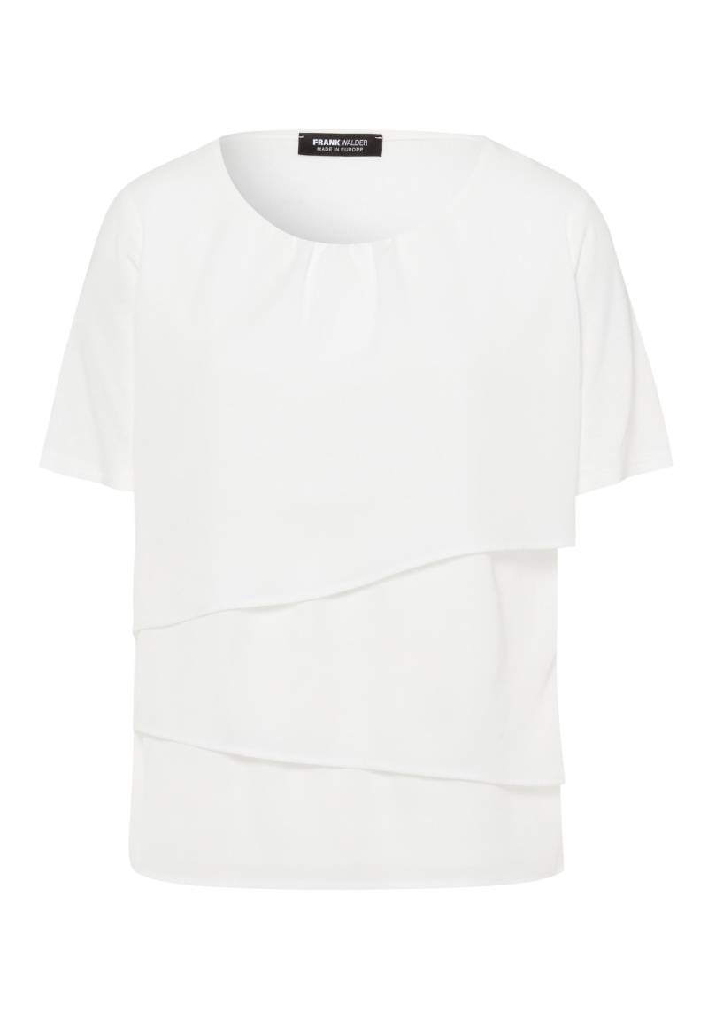 FRANK WALDER - Blusenshirt ELEMENTS in figurumspielender Passform ecru - Gr. - 38 von FRANK WALDER