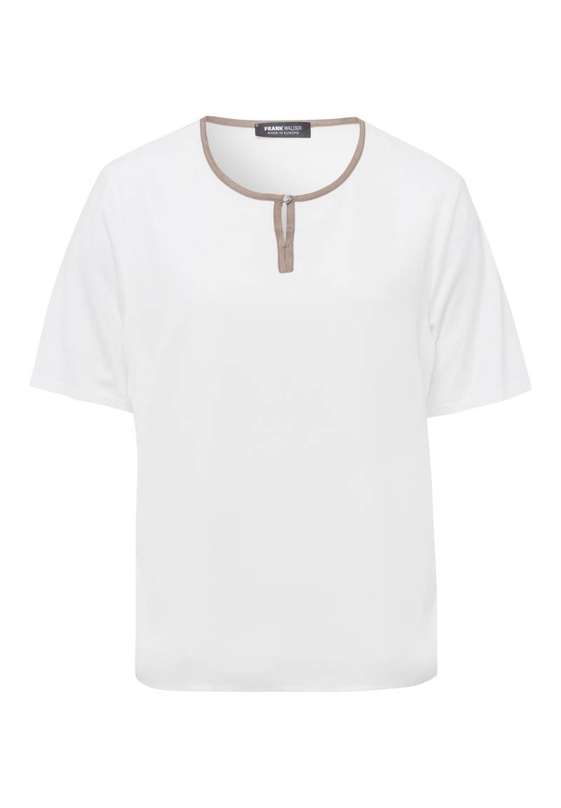 FRANK WALDER - Blusenshirt ELEMENTS mit besonderem Flair iced coffee/ecru - Gr. - 40 von FRANK WALDER