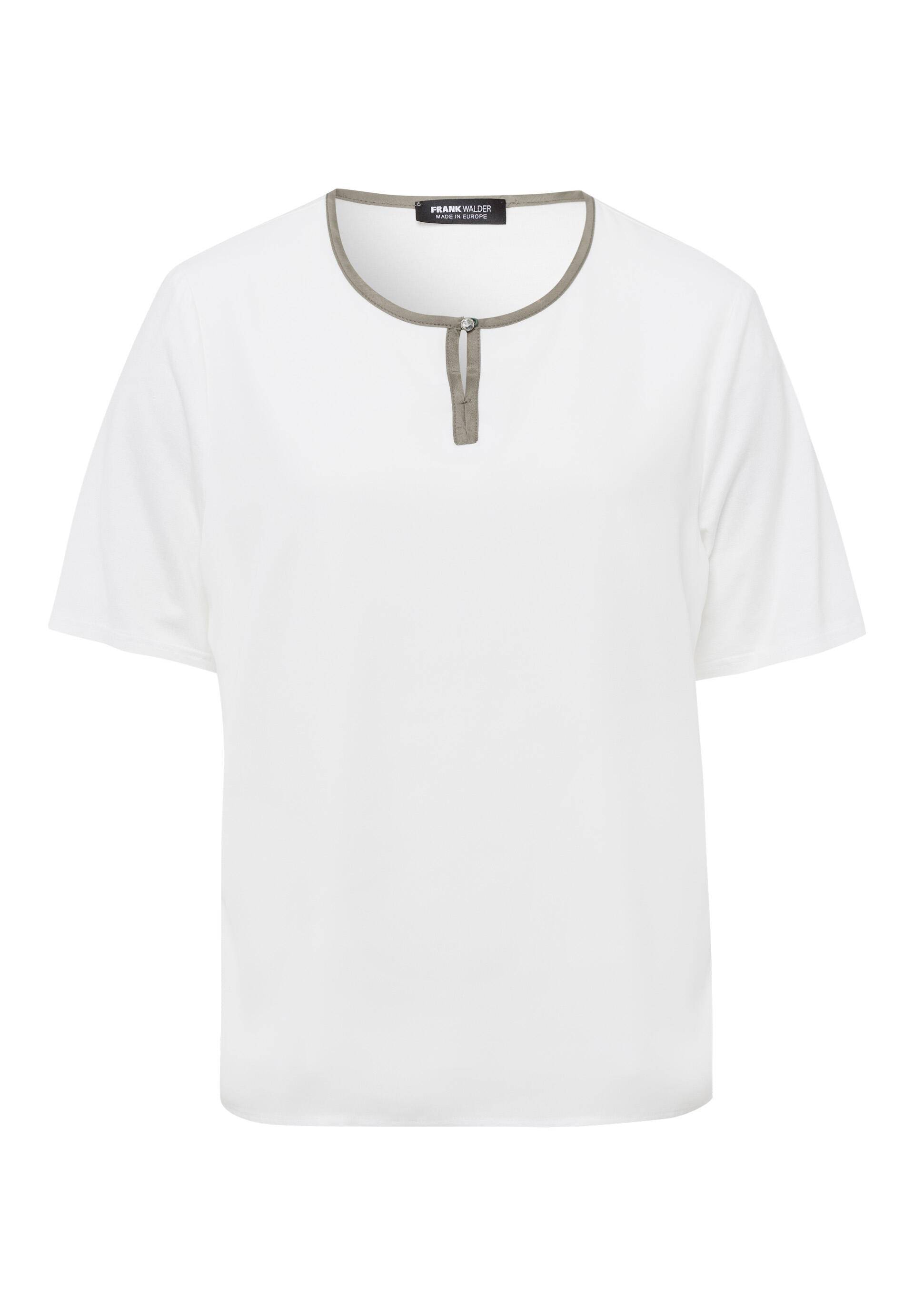 FRANK WALDER - Blusenshirt ELEMENTS mit besonderem Flair salbei/ecru - Gr. - 48 von FRANK WALDER