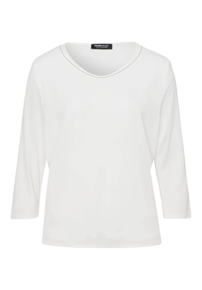 FRANK WALDER - Blusenshirt ELEMENTS mit dezenter Schmuckkette ecru - Gr. - 46 von FRANK WALDER