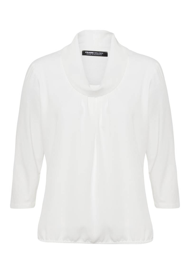 FRANK WALDER - Blusenshirt NOS in figurumspielender Passform ecru - Gr. - 42 von FRANK WALDER