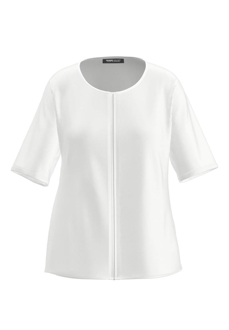 FRANK WALDER - Blusenshirt NOS mit femininen Falten im Vorderteil ecru - Gr. - 42 von FRANK WALDER