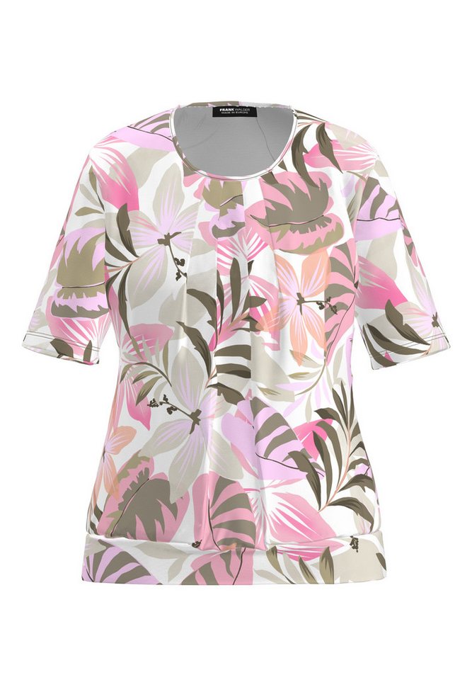 FRANK WALDER Blusenshirt mit ansprechendem floralen Dessin von FRANK WALDER