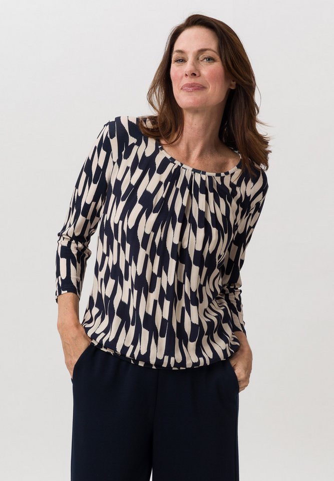 FRANK WALDER Blusenshirt mit aparter Faltenpartie von FRANK WALDER