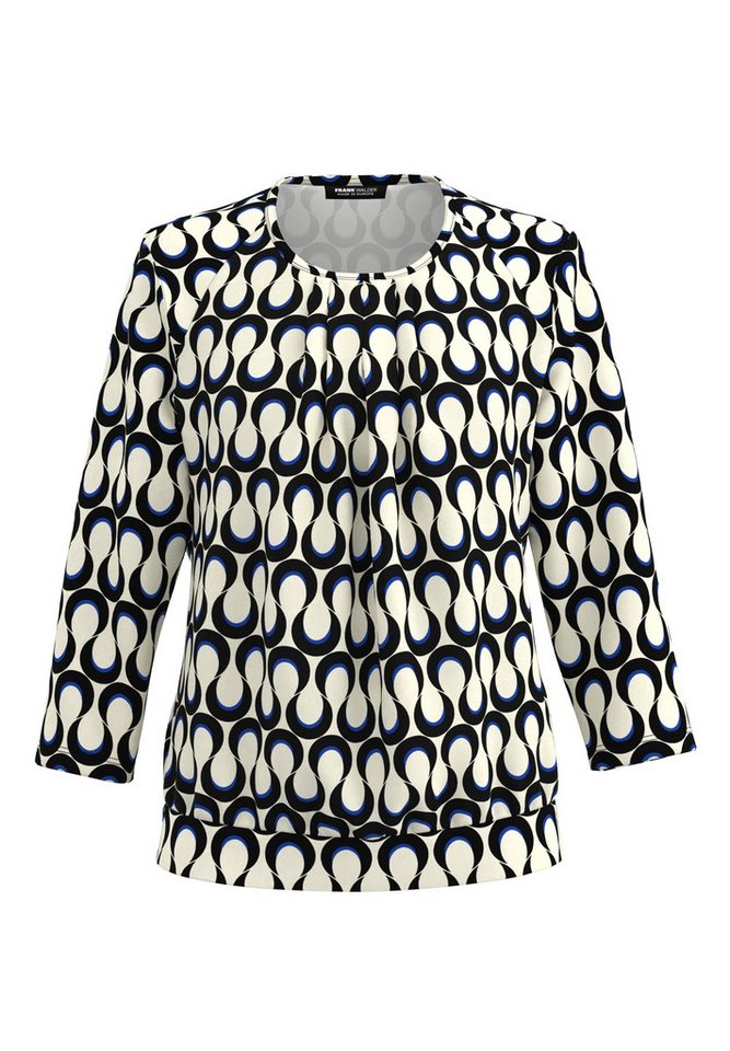 FRANK WALDER Blusenshirt mit aparter Faltenpartie von FRANK WALDER