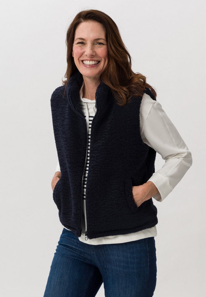 FRANK WALDER Fellimitatweste mit Teddy-Struktur von FRANK WALDER