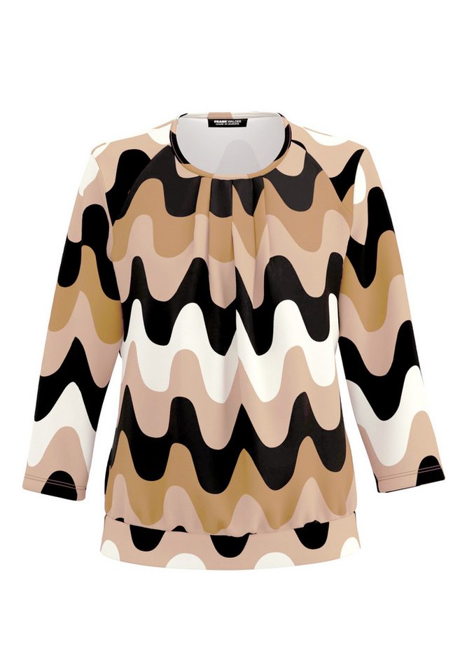 FRANK WALDER Hemdbluse NOSBlusenshirts DRUCK von FRANK WALDER