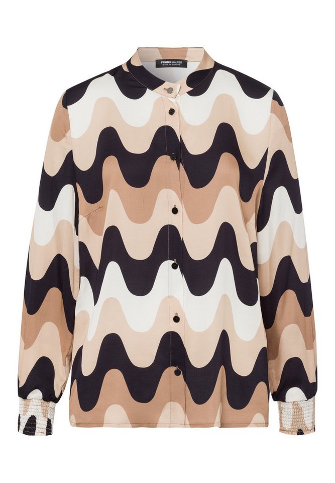 FRANK WALDER Hemdbluse W53Bluse DRUCK von FRANK WALDER
